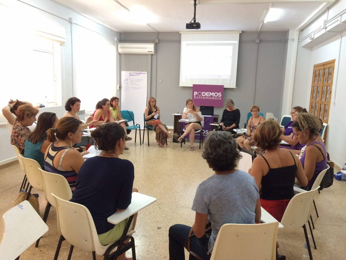 Fregenal acoge las primeras jornadas de formación de PODEMOS Extremadura