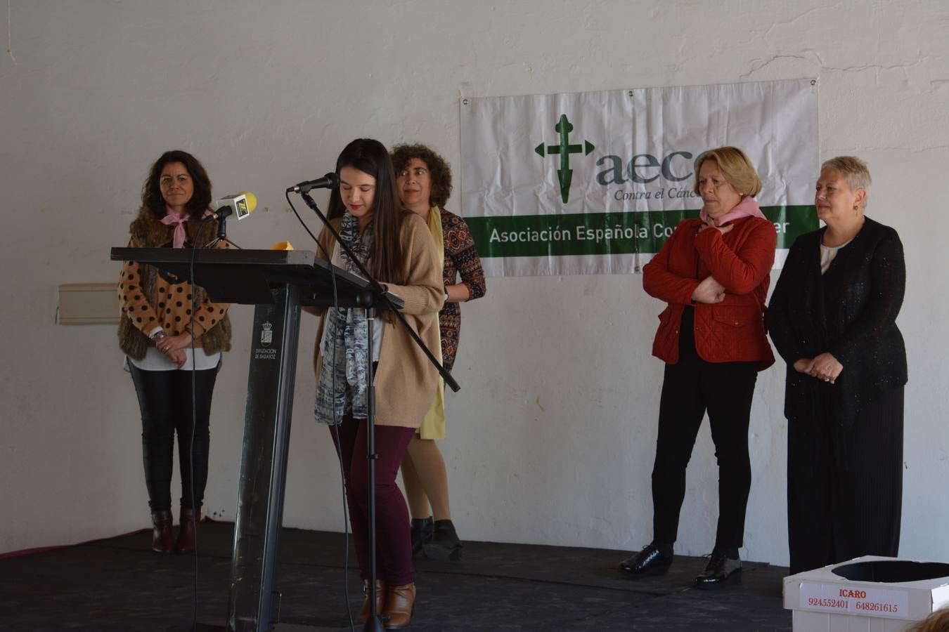 Un centenar de personas se sumaban a la clausura de los actos con motivo del Día Internacional de la Mujer en Fregenal