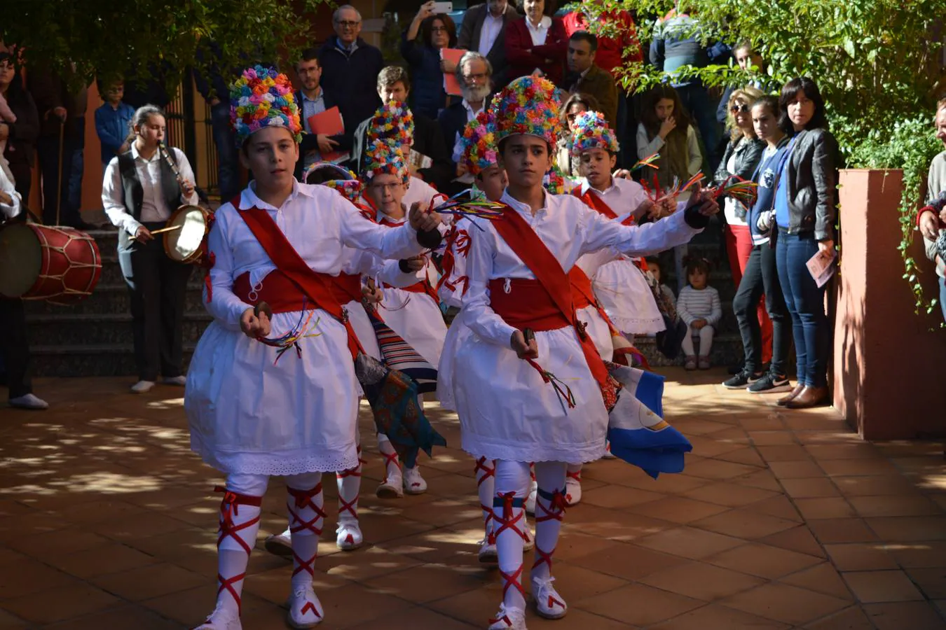 Los Danzaores infantiles en otra exhibición reciente. 