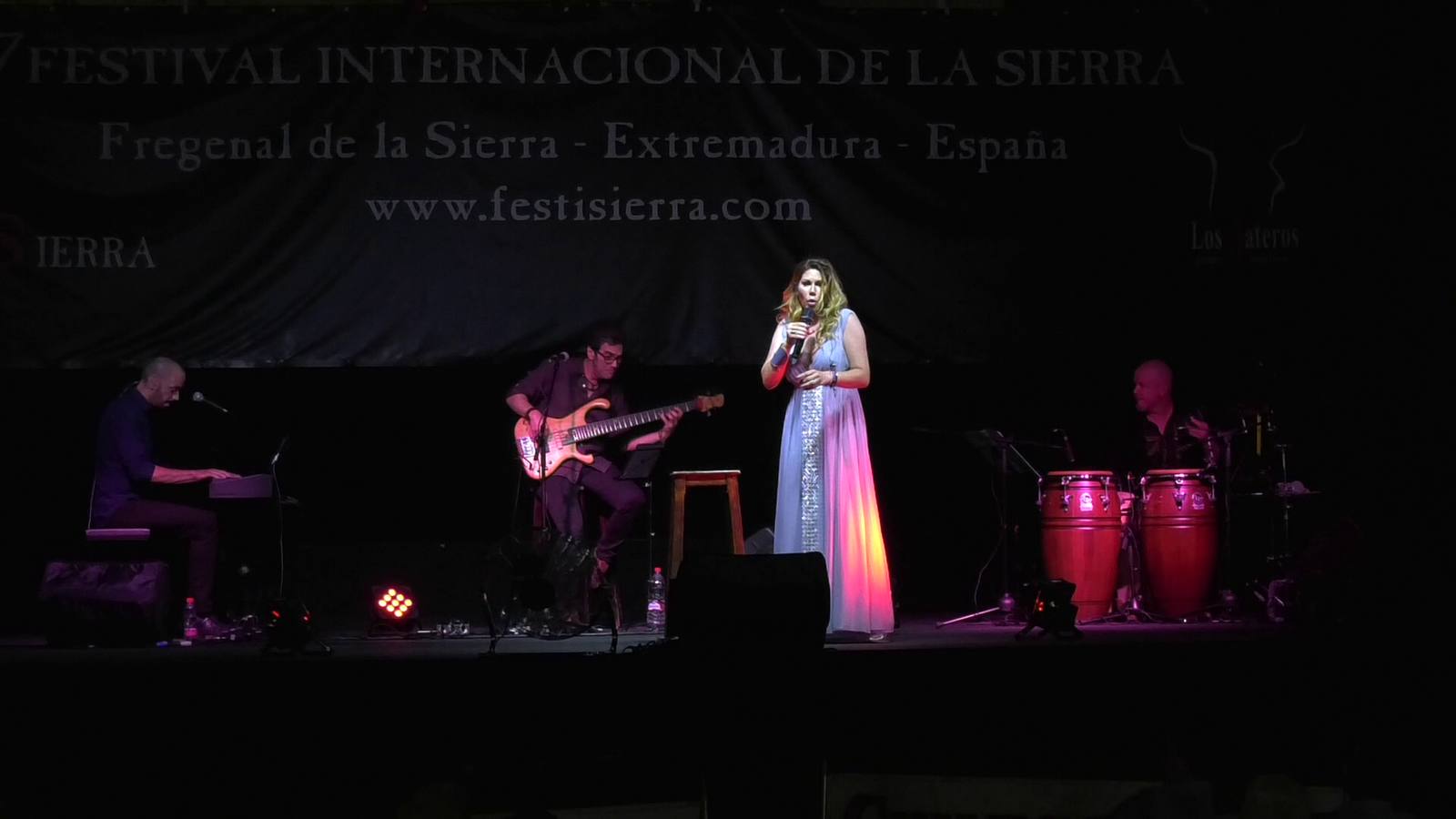 Actuación de Tamara en el Festival Internacional de la Sierra. 