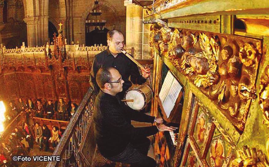 Este sábado concierto de órgano, tamboril y gaita en el templo de Santa María