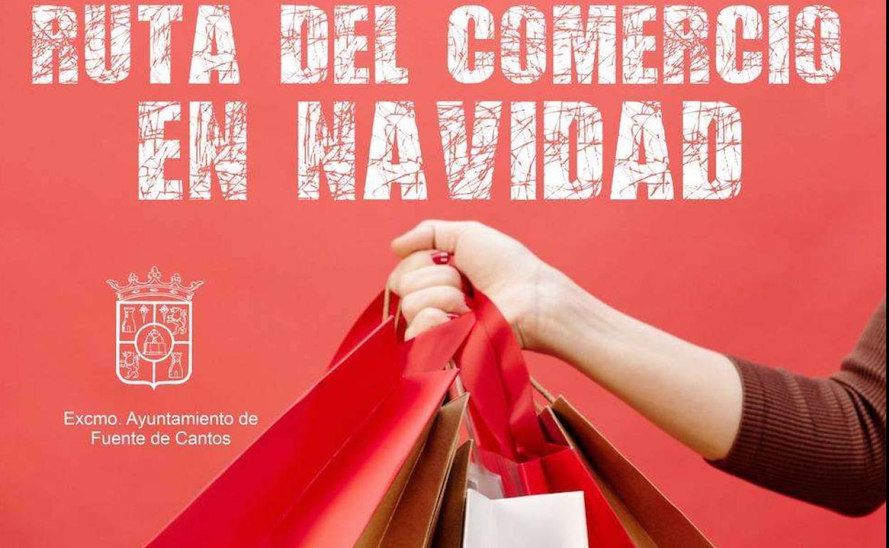 Cartel anunciador de la Ruta del Comercio 