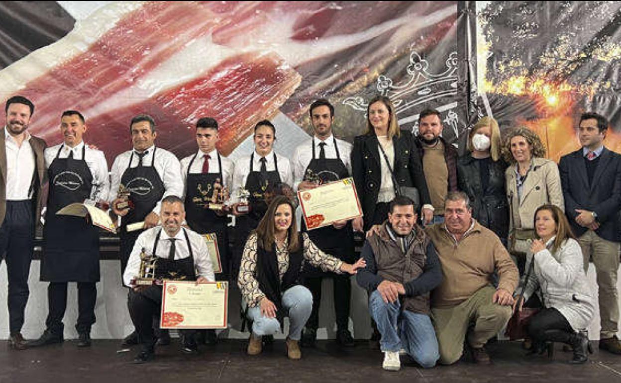 Abraham Cambres gana el 8º Concurso de Cortadores de Jamón Ibérico de Fuente de Cantos