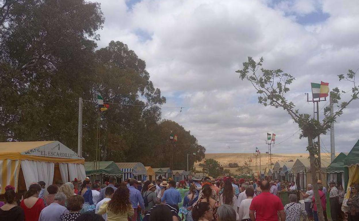 Procesión de San Isidro por la pradera 