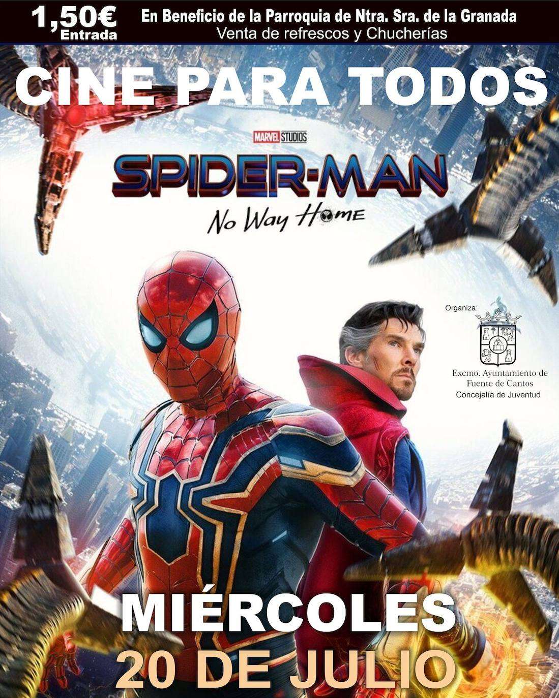 Spider-Man: No Way Home, nuevo titulo para de «Cine para todos»