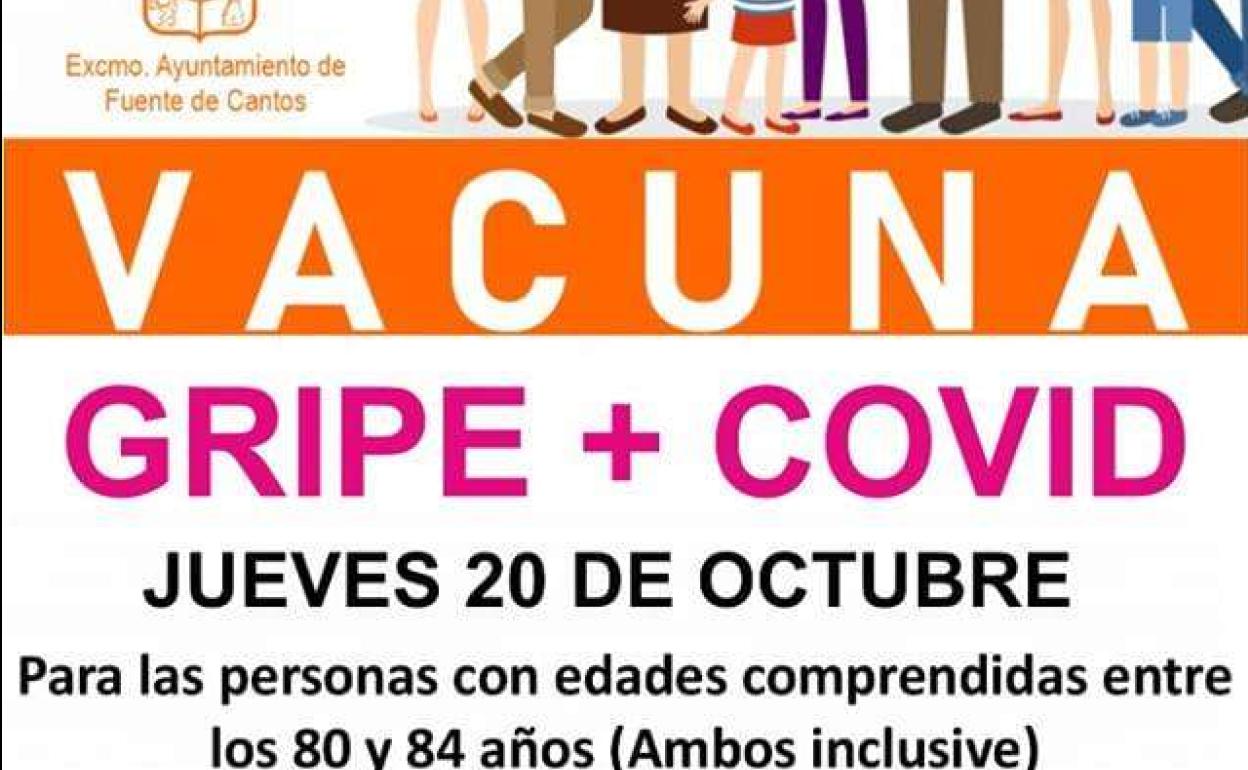 Vacunación de gripe y covid para personas con edades comprendidas entre los 80 y los 84 años