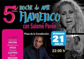 Quinta noche de arte flamenco en Fuente de Cantos