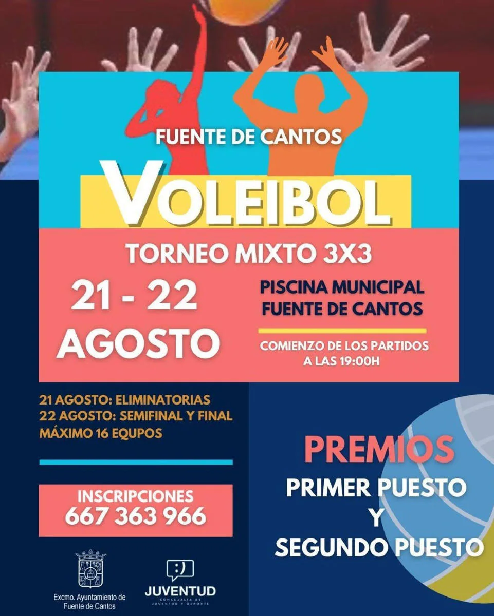 Torneo de voleibol 3x3 mixto