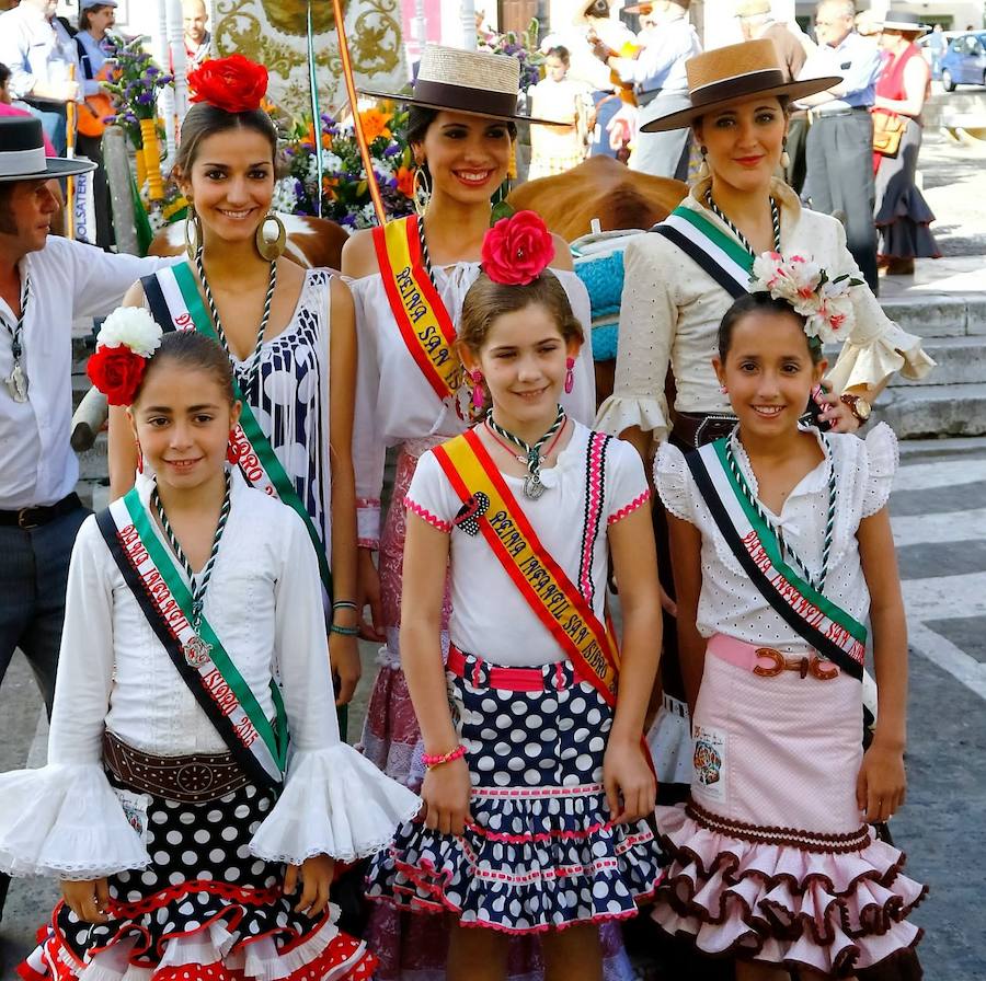 Reinas y Damas de la pasada Romería. 