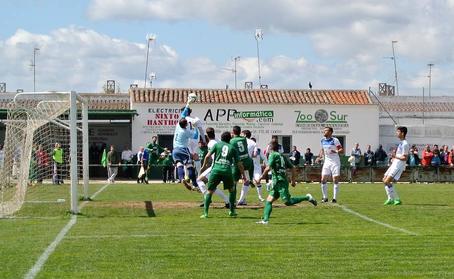 Imagen del partido ante el Calamonte. 