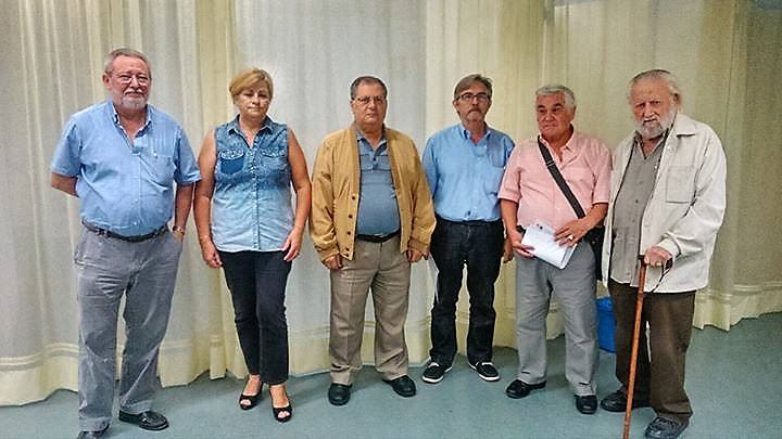 Jurado del premio de pintura que se celebra en Badalona. 