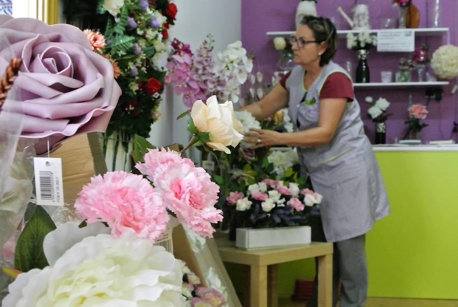 Las floristerías hacen en estos días un tercio de sus ventas anuales. 