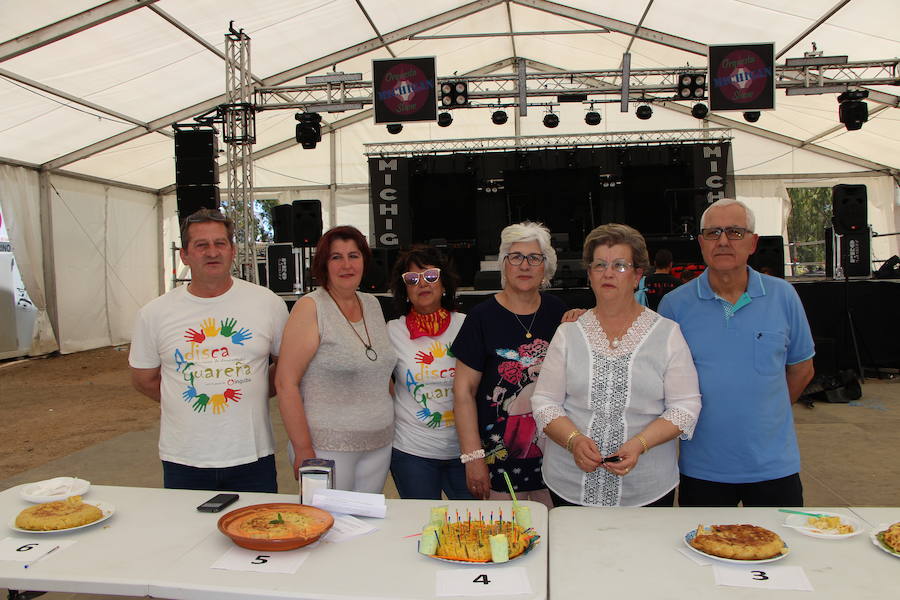 Jurado del primer concurso de tortilla de patatas.