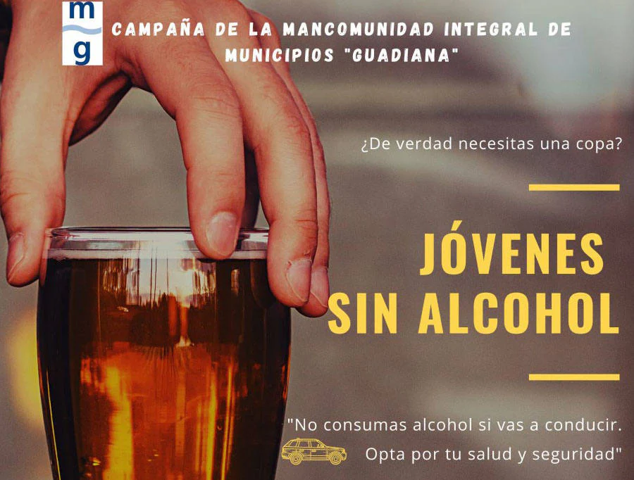 Cartel anunciador de la campaña de la Mancomunidad Guadiana.