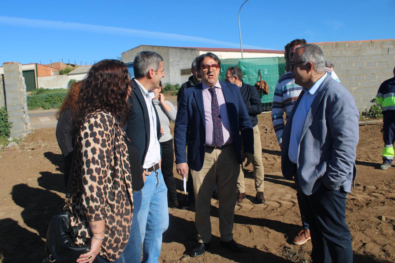 De izda. a drcha. Marisol Heras, Abel González, José María Vergeles, Juan Carlos Fernández y José Vicente Granado.