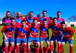 Once inicial frente al Ilipense el pasado domingo en La Noria.