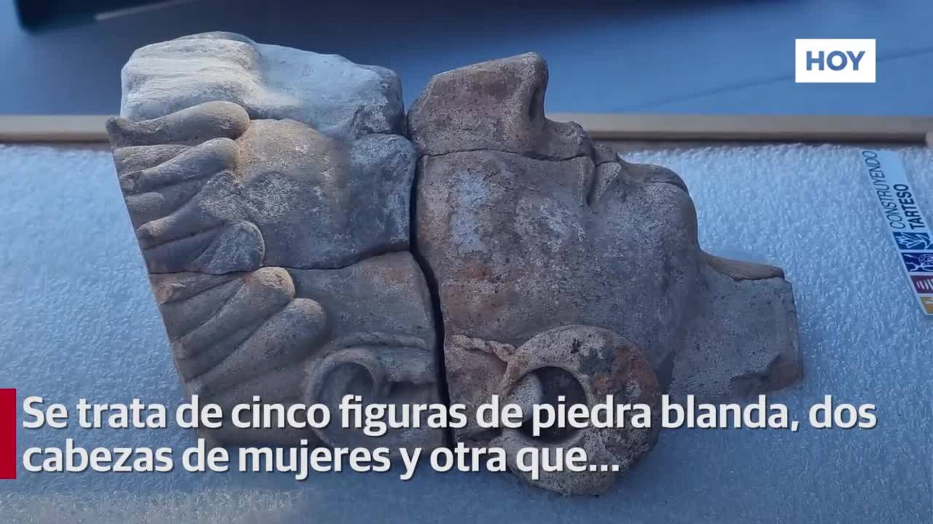 Se descubren los primeros rostros humanos de la cultura tartésica en Extremadura