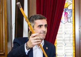 Imagen de archivo que hoy volverá a repetirse cuatro años después investir alcalde a Abel González.