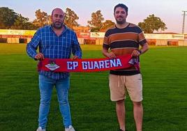 José Ángel Flores renovó por otros cuatro años como presidente del CP Guareña y Jesús Serrano será nuevo entrenador.,