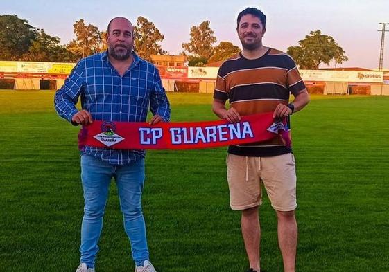 José Ángel Flores renovó por otros cuatro años como presidente del CP Guareña y Jesús Serrano será nuevo entrenador.,