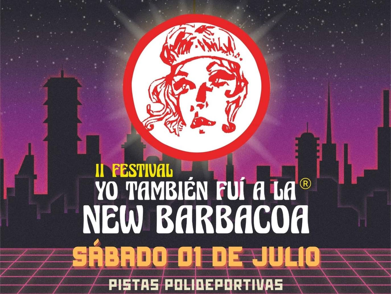 Cartel anunciador de la cita musical 'Yo también fui a la New Barbacoa'.