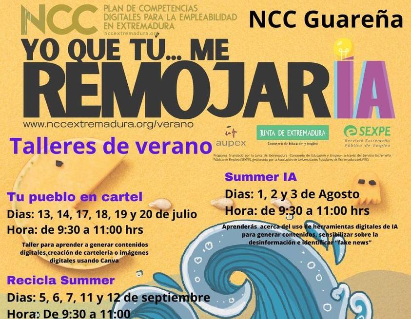 Parte del cartel anunciador.