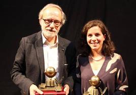 Imagen de archivo cuando Sebastián y Esther recibían el Premio Chamizo en 2017.