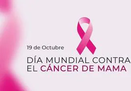 Cartel anunciador del Día Mundial del Cáncer de Mama.