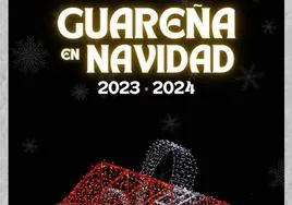 Cartel anunciador de la Navidad en Guareña.
