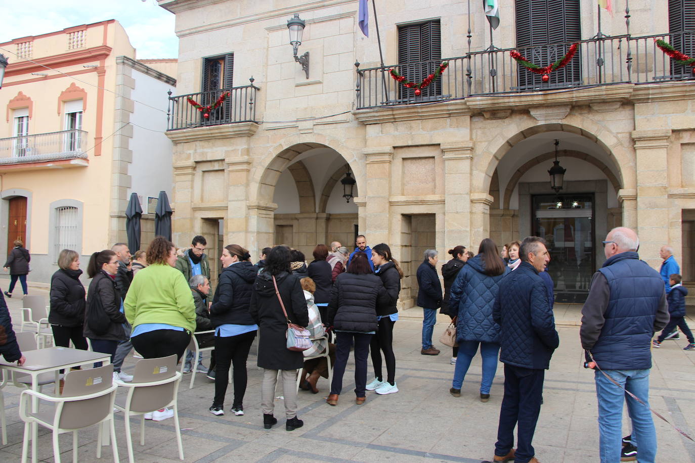 Concentración hoy en Plaza de España.