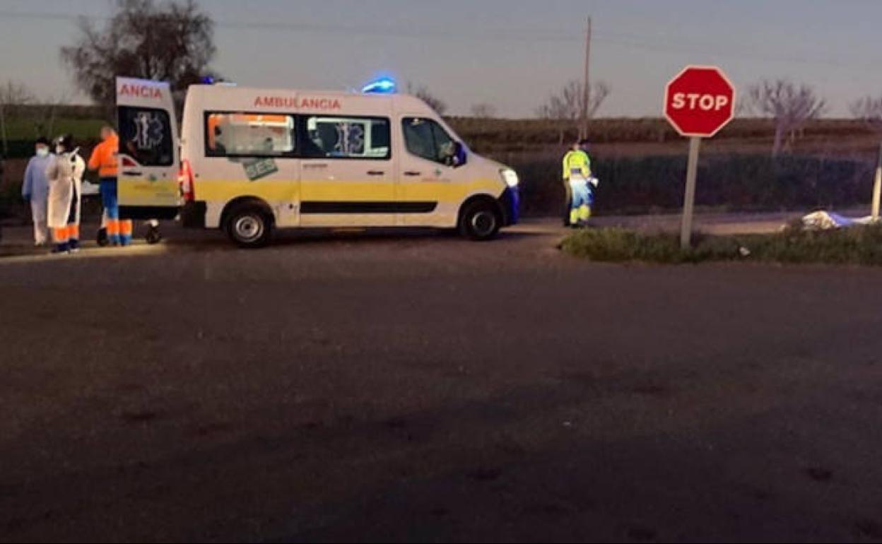 Lugar del accidente.