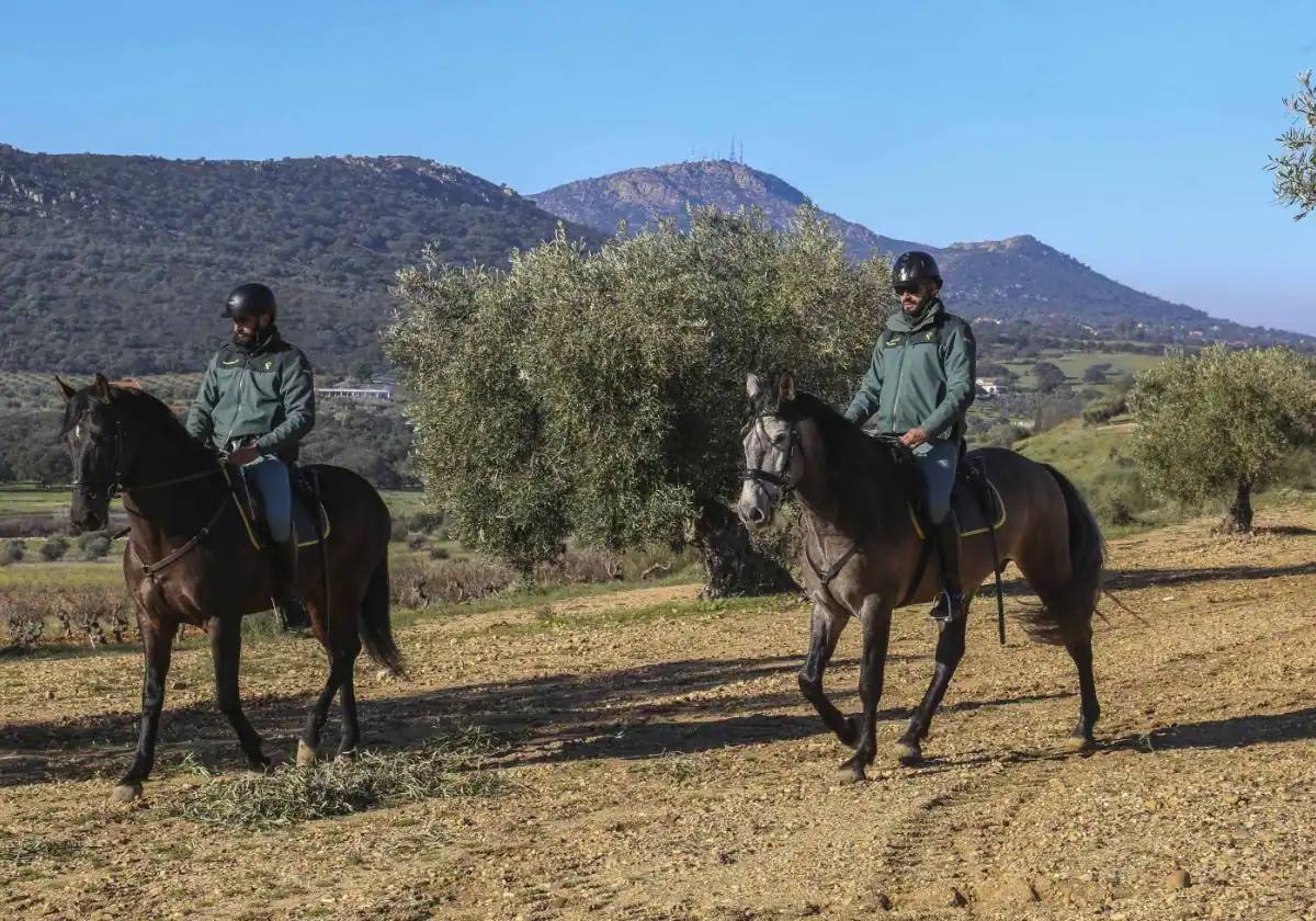 Vigilancia de la guardia civil.