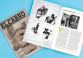 Portada e interior de la revista EL CARRO.