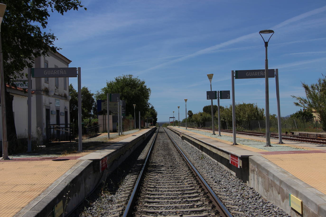 La Estación de ferrocarril de Guareña quedará sin servicio 26 días