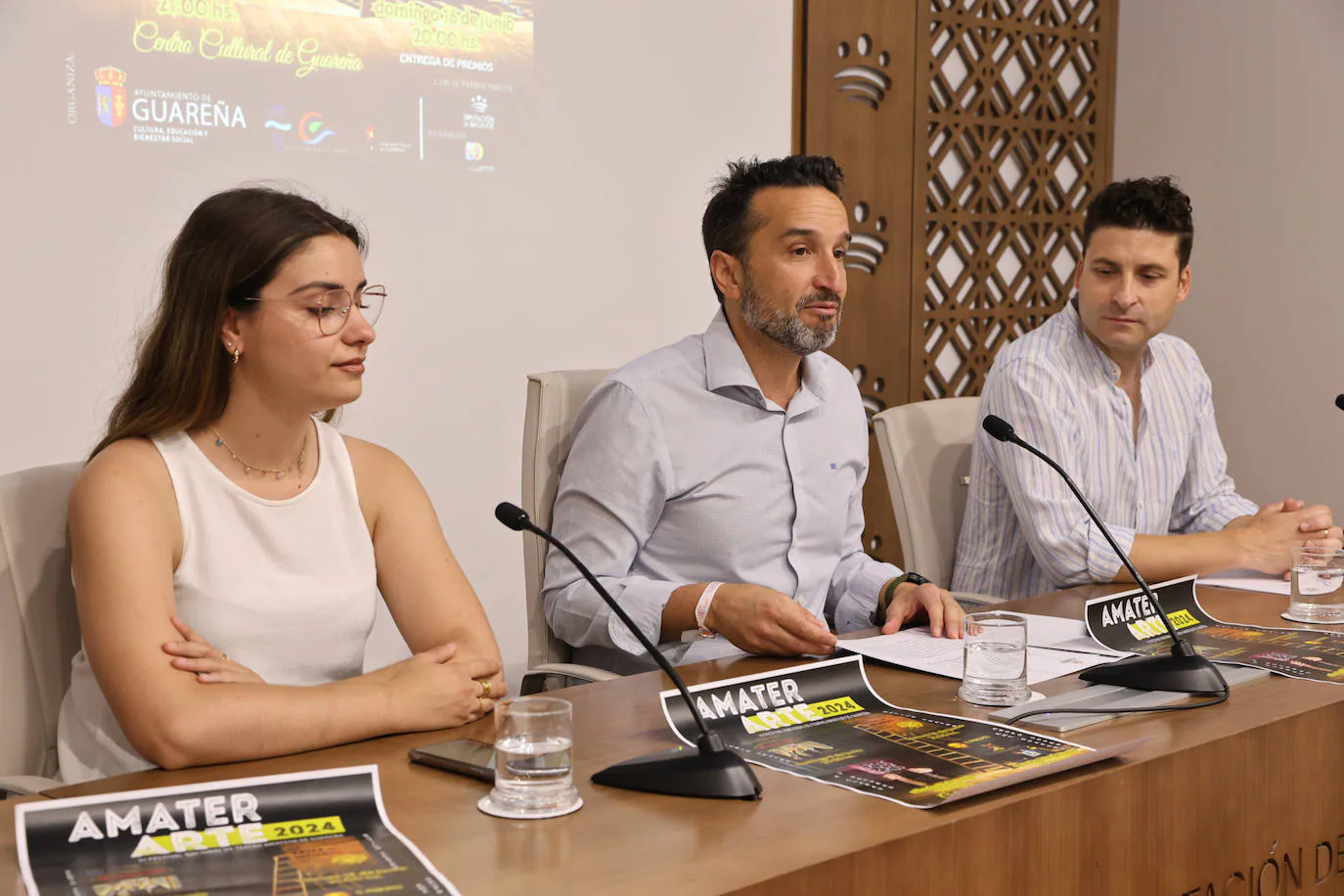 Momento de la intervención del diputado de cultura Ricardo Cabezas.