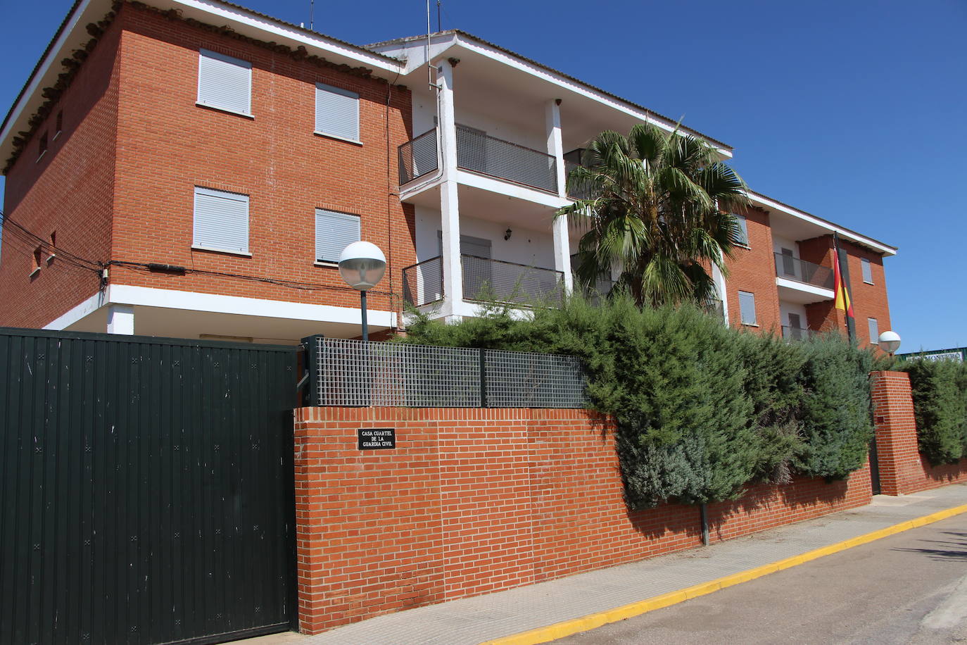 Edificio de la Casa Cuartel de la Guardia Civil, en Guareña.