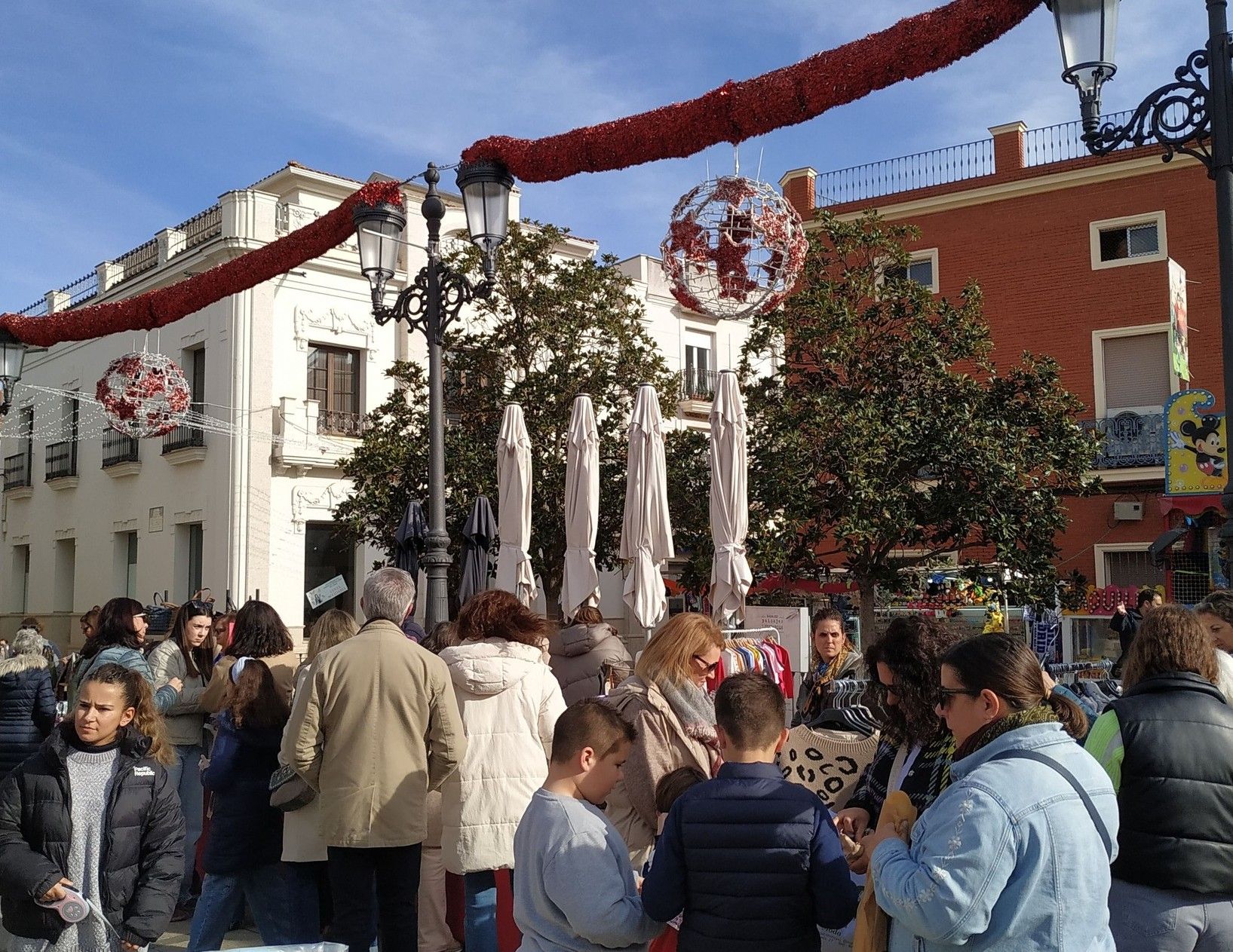 Imagen del reciente Mercadillo Navideño organizado por la asociación Comercio Local.