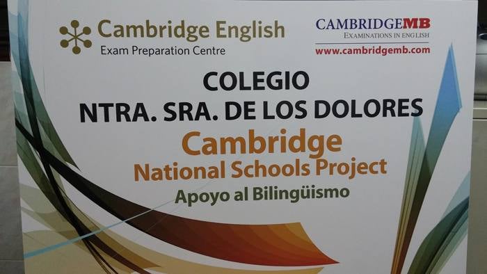 El colegio Nuestra Señora de los Dolores se convierte en centro de exámenes Cambridge