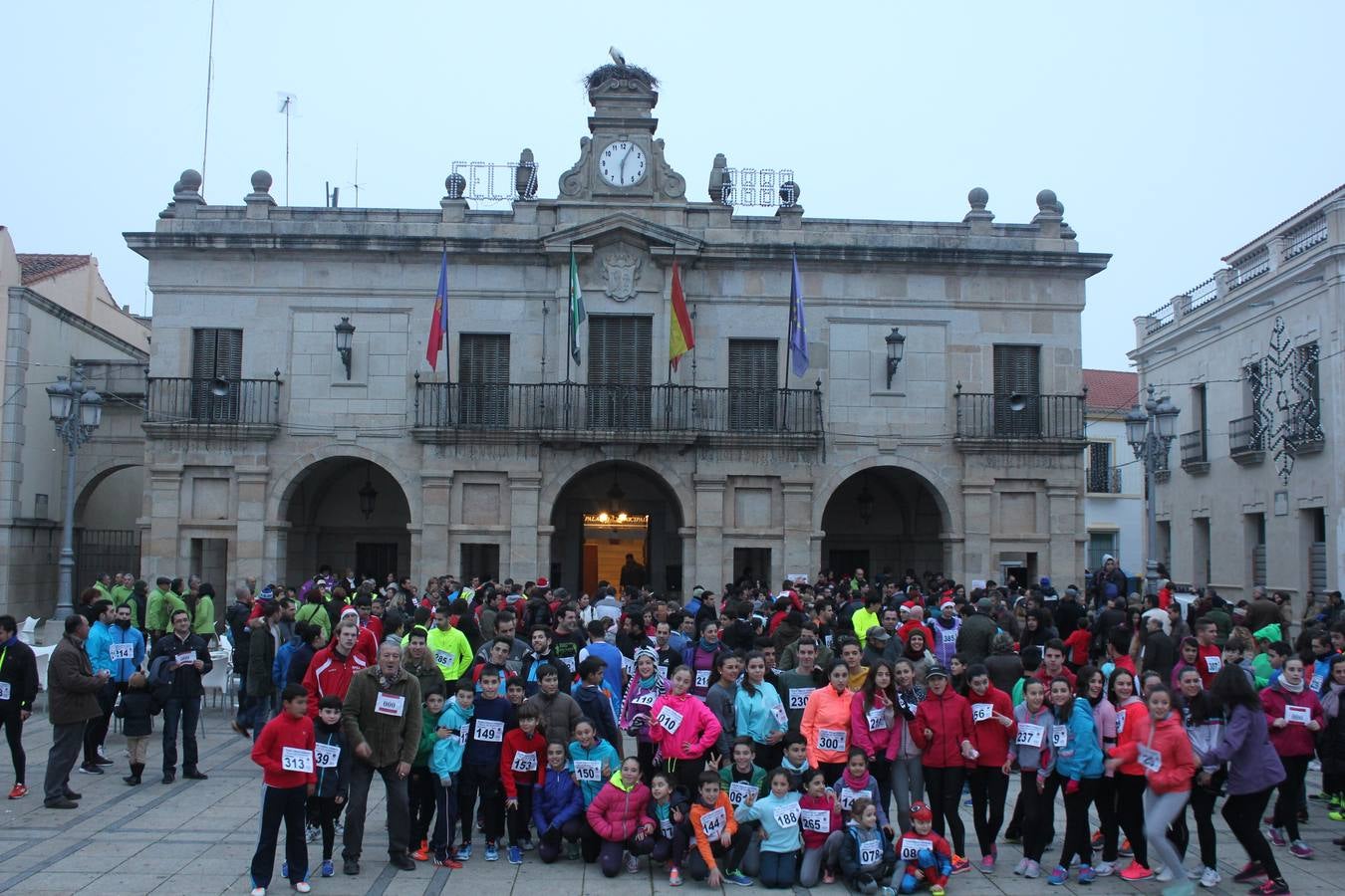 El año pasado en un momento de la foto de familia antes de las distintas carreras