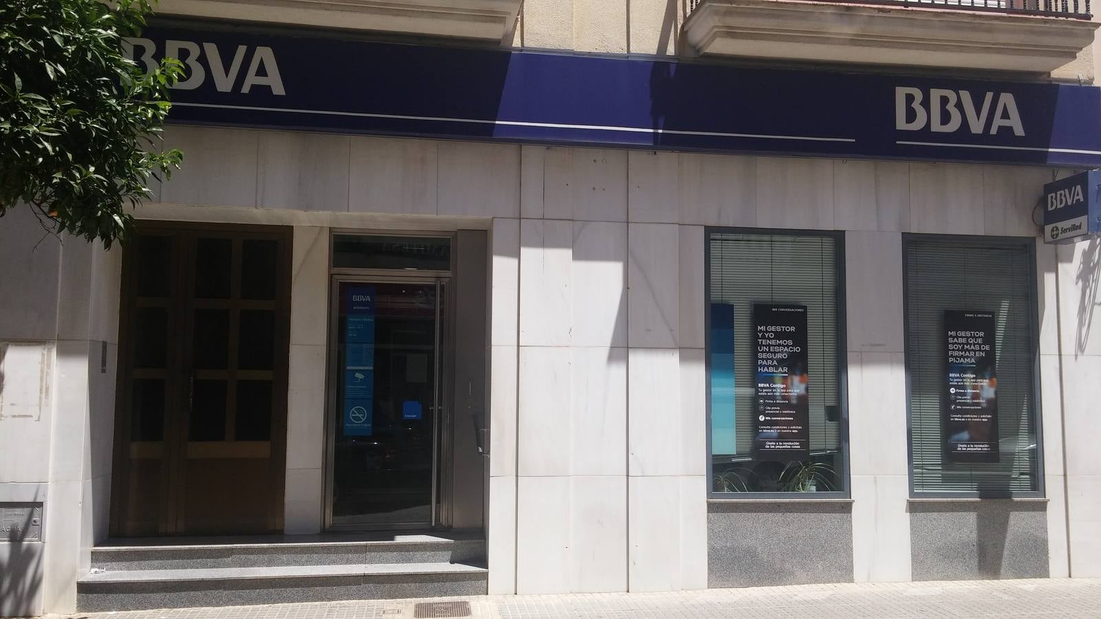 Detenido un ciudadano de Guareña tras un atraco en la sucursal del BBVA