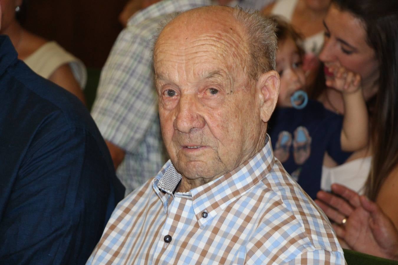 Juan Cortés Malfeitos a punto de cumplir 97 años.