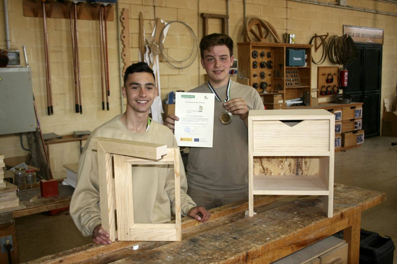 José Antonio Sánchez medalla de oro en las Olimpiadas de FP Extremadura Skills 2018