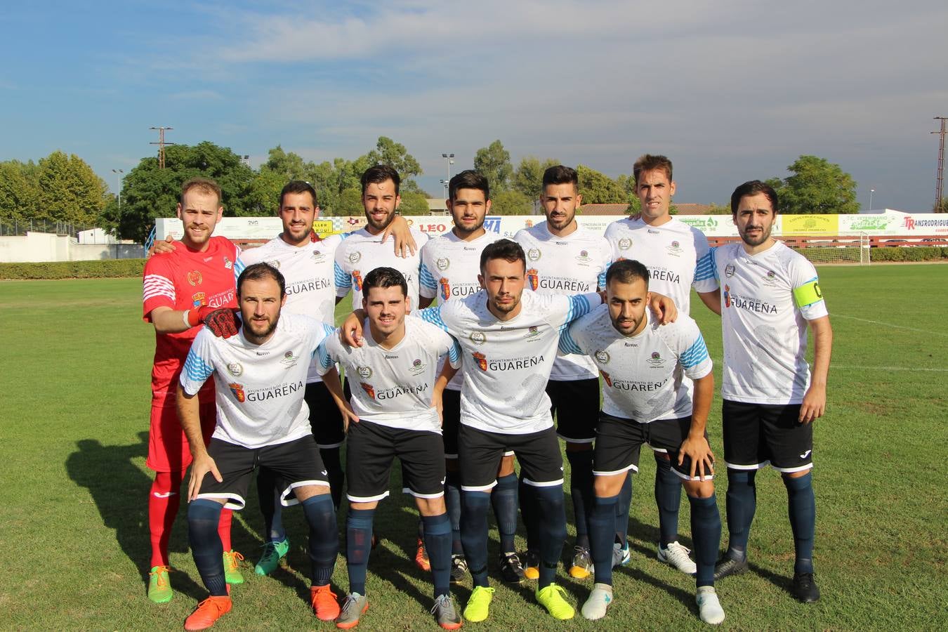 Once inicial del Guareña el pasado domingo ganando 3-2 al Gimnástico Don Benito en La Noria.
