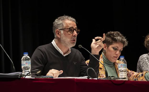 El alcalde, Saturnino Alcázar, en un momento del último pleno. 