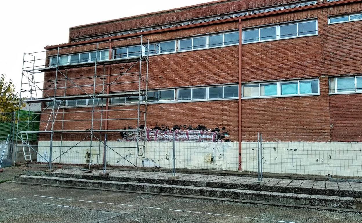 Imagen de las obras del CEIP «Fray Juan de Herrera»