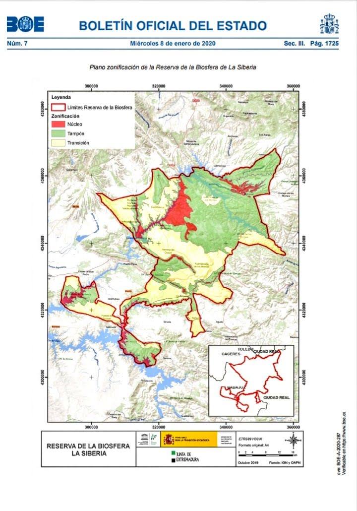 El Boletín Oficial del Estado publica la Declaración de la Siberia como Reserva de la Biosfera