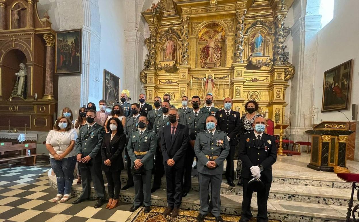 La Guardia Civil de Herrera del Duque celebra la misa en honor a su patrona