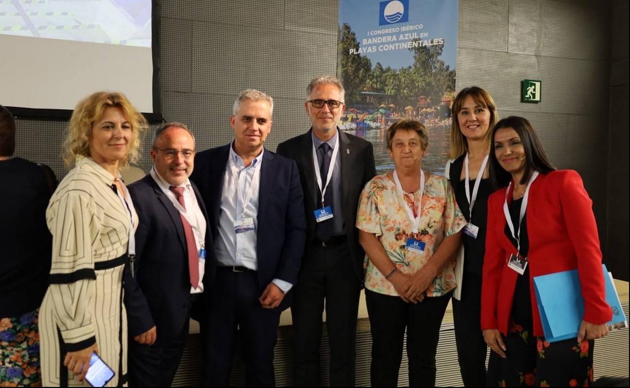 El alcalde de Herrera del Duque participó como ponente en el I Congreso Iberico de bandera azul de aguas continentales