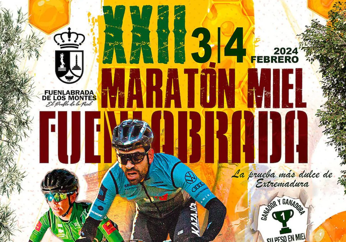 Cartel promocional de la XXII Maratón de la Miel