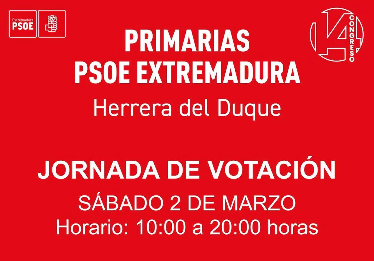 Jornada de Votación para la Secretaría General del PSOE de Extremadura